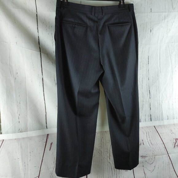 Daniel Hechter Paris 42R Wool 2 Button Charcoal Pinstripe 2pc Suit 34x26.5 FF - Picture 16 of 16